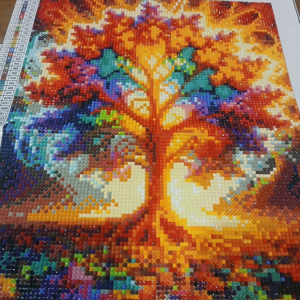 Finished‎ 5d Diamond Art Painting 30x40cm Colorful Tree